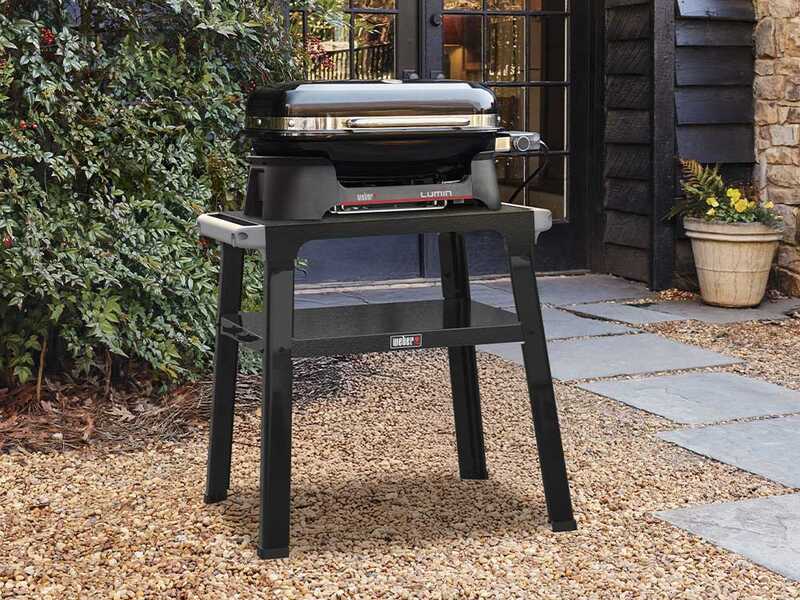 Weber Lumin avec support 1501652 - Barbecue &eacute;lectrique portable