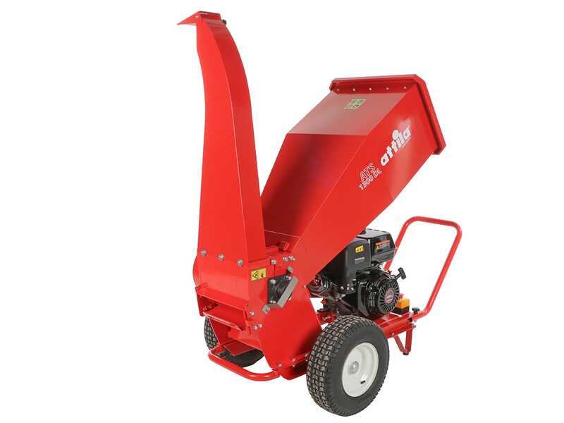 Attila ATS 1300 DLE - Broyeur de branches thermique - Moteur Loncin de 420 cm&sup3; avec d&eacute;marrage &eacute;lectrique - Double configuration d'&eacute;jection