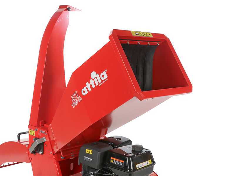 Attila ATS 1300 DLE - Broyeur de branches thermique - Moteur Loncin de 420 cm&sup3; avec d&eacute;marrage &eacute;lectrique - Double configuration d'&eacute;jection
