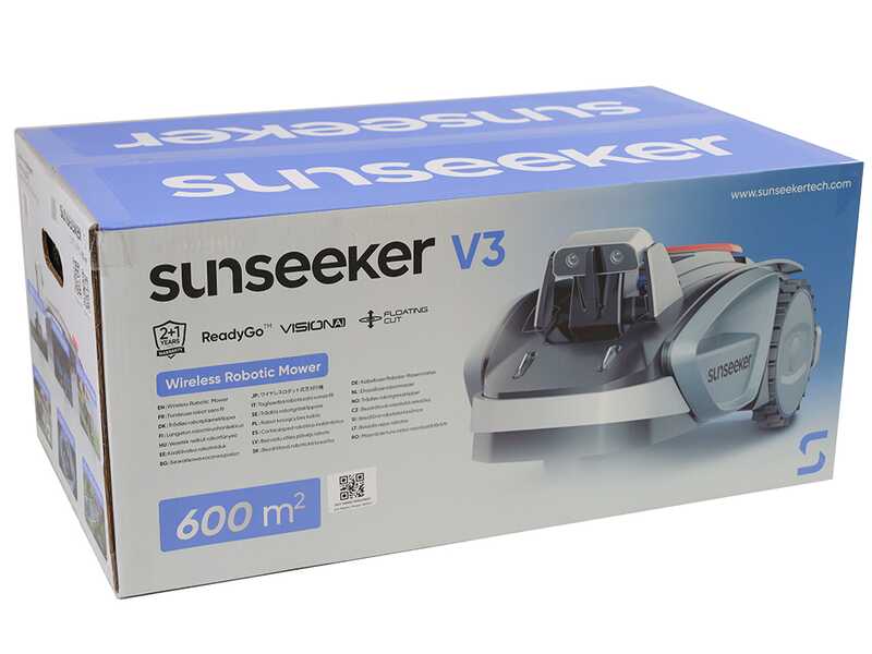 Sunseeker V3 - Robot tondeuse - Sans installation