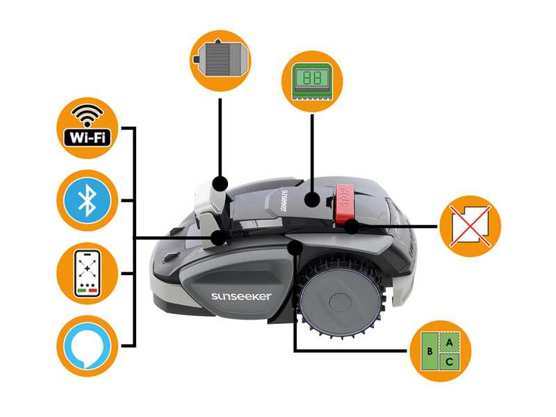 Sunseeker V3 - Robot tondeuse - Sans installation