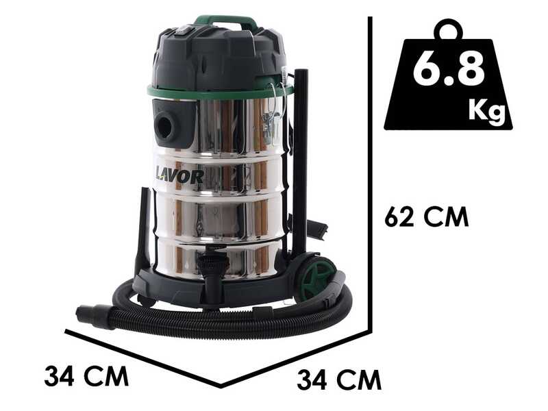 Lavor DOZZY POWER 30XS - Aspirateur eau et poussi&egrave;re - Cuve 30 litres - 1400 W