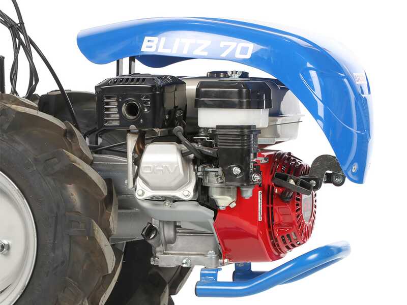 EuroMech BLITZ 70 - Motofaucheuse multifonction - Moteur Honda GX200 - 6.5 CV