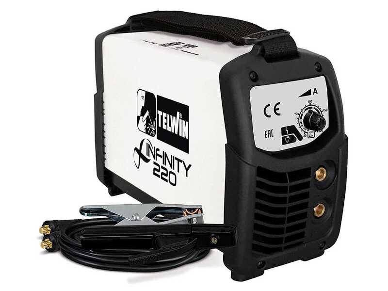 Telwin Infinity 220 &ndash; Poste &agrave; souder Inverter (MMA, TIG) + Kit, courant continu (DC)
