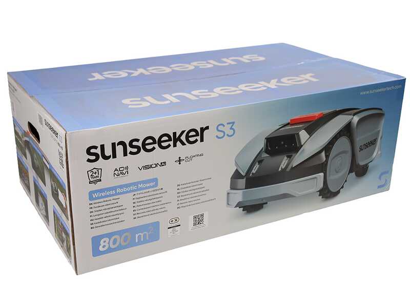 Sunseeker S3 - Robot tondeuse - Sans installation