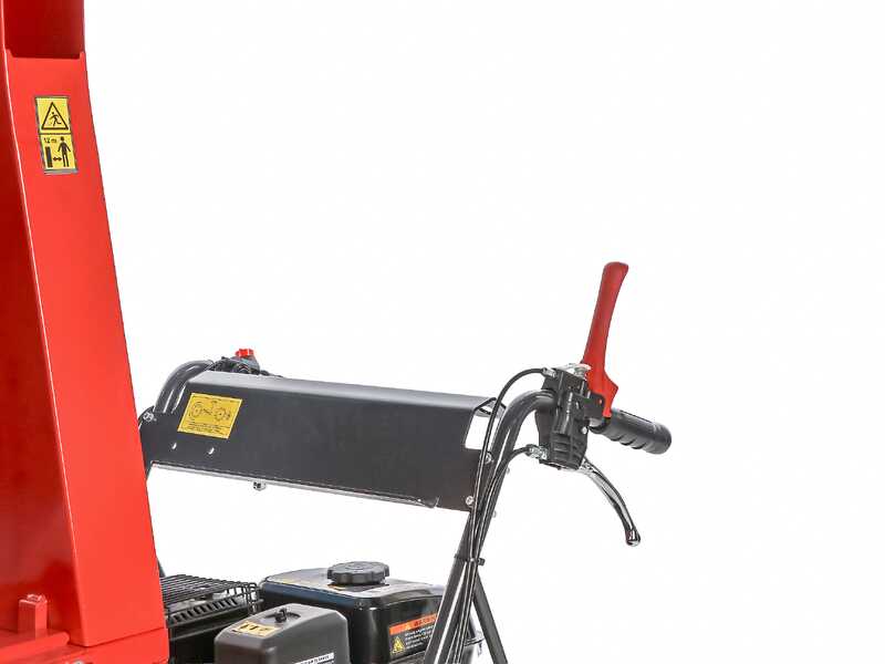 Attila ATS 1300 L TRACK - Broyeur de v&eacute;g&eacute;taux tract&eacute; sur chenilles avec ch&acirc;ssis de brouette motoris&eacute;e - Moteur Loncin 420 cm&sup3;