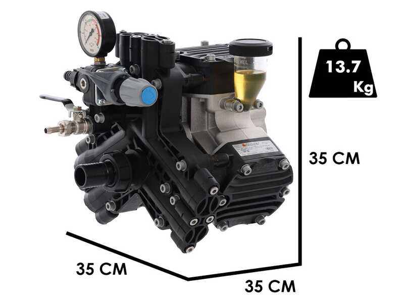 COMET MP55 AENP - Pompe de pulv&eacute;risation pour tracteur - Version pour acides et produits chimiques