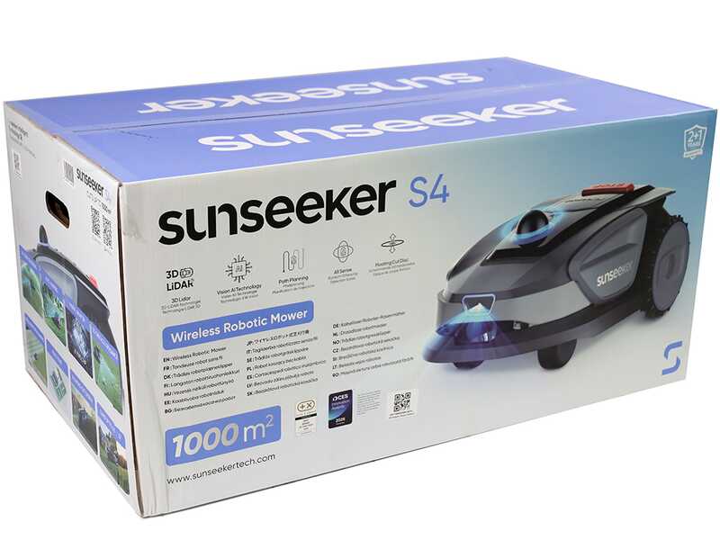 Sunseeker S4 - Robot tondeuse - Sans installation