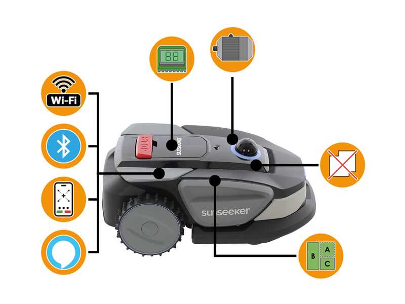 Sunseeker S4 - Robot tondeuse - Sans installation