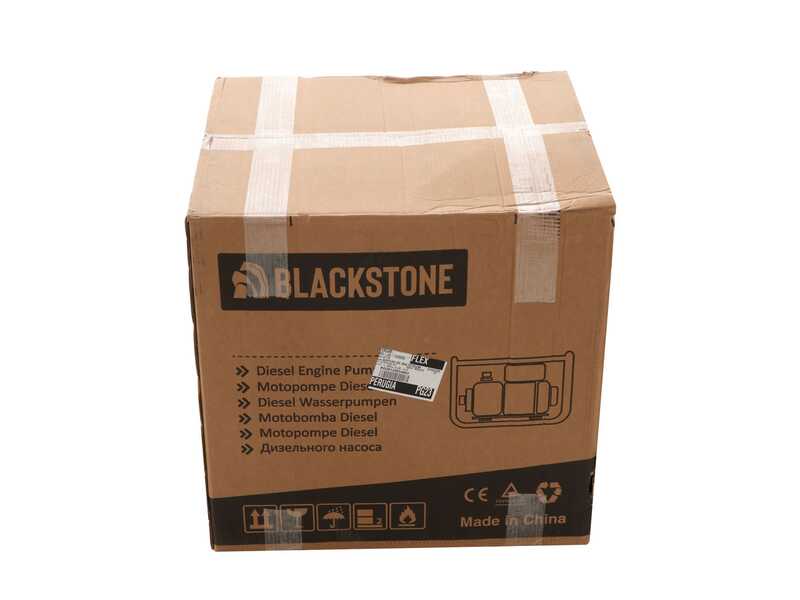 BlackStone BD-ST 10000ES - Motopompe diesel pour eaux charg&eacute;es - Raccords 100 mm