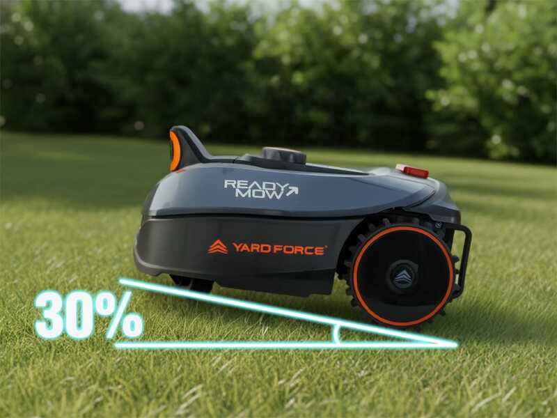 Yard Force i600 iVISION Drop &amp; Go - Robot tondeuse - Sans installation