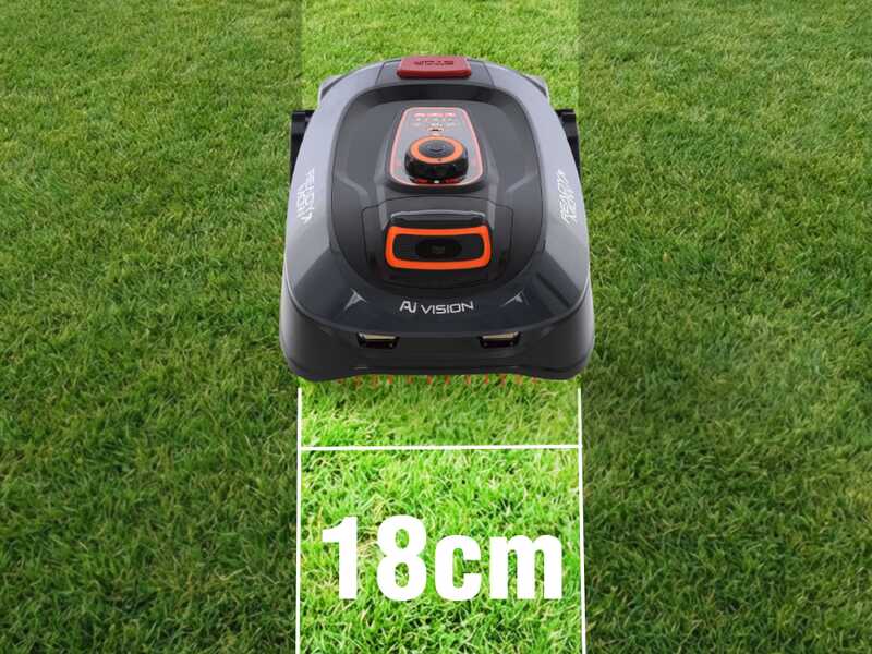 Yard Force i600 iVISION Drop &amp; Go - Robot tondeuse - Sans installation