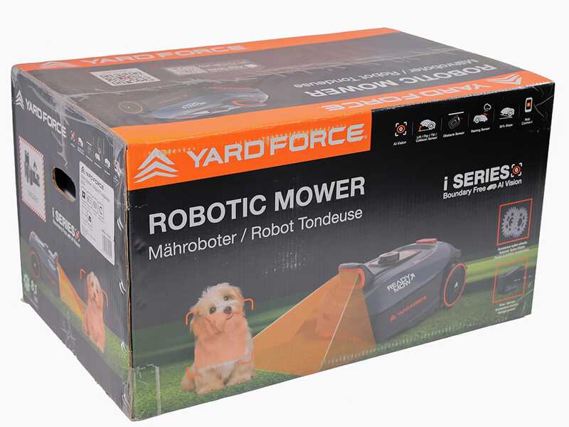 Yard Force i600 iVISION Drop &amp; Go - Robot tondeuse - Sans installation
