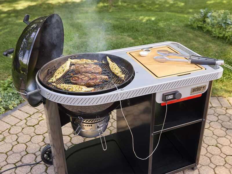 Weber Performer Premium Smart - Barbecue au charbon de bois - Grille 57 cm