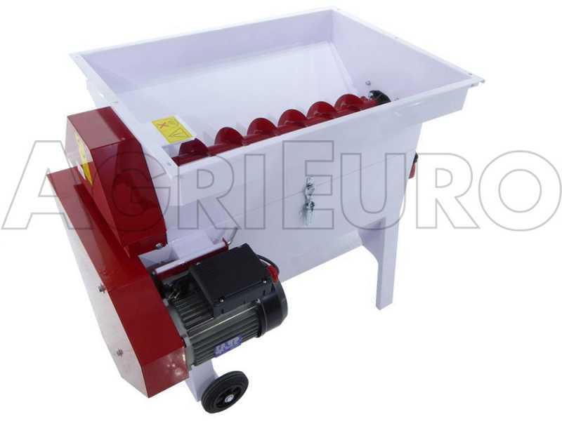&Eacute;grappoir &eacute;lectrique K30AP ouvrable - 3 CV - avec pompe centrifuge et tamis en acier inox