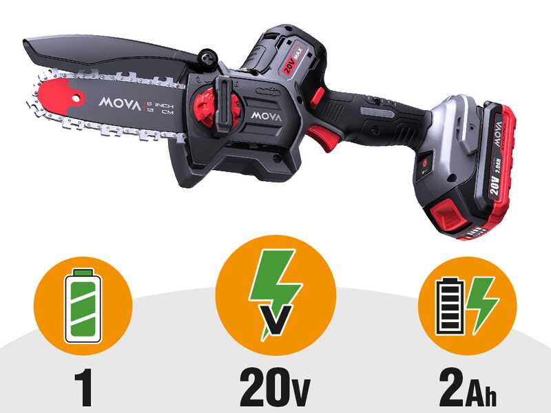 MOVA GC205 - &Eacute;lagueuse sur batterie - 20 V 2 Ah