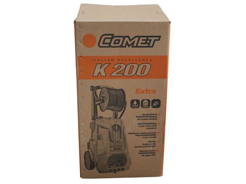Comet K 200 10/150 Extra - Nettoyeur haute pression &agrave; eau froide - 150 bar - 600 l/h