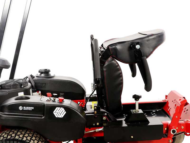 Blue Bird ZTR 50L PRO - Tondeuse autoport&eacute;e &agrave; rayon de braquage z&eacute;ro - &Eacute;jection lat&eacute;rale et coupe mulching
