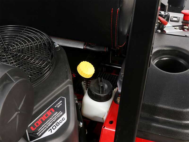 Blue Bird ZTR 50L PRO - Tondeuse autoport&eacute;e &agrave; rayon de braquage z&eacute;ro - &Eacute;jection lat&eacute;rale et coupe mulching