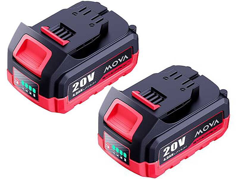 MOVA GL415 - Tondeuse &agrave; gazon &agrave; batterie - 40 V 4 Ah - Coupe 38 cm