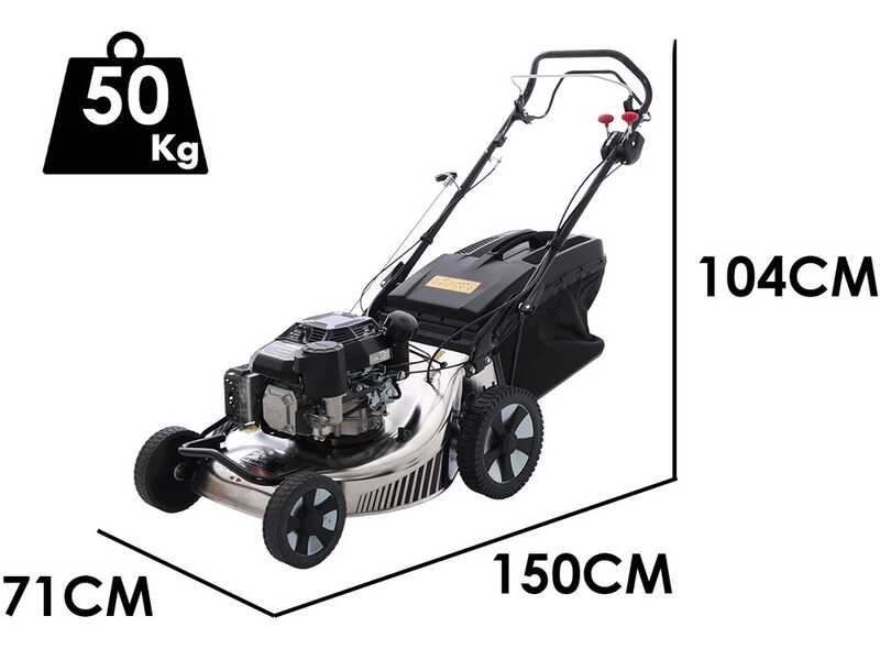 Marina Systems PROMX 57 3 V - Tondeuse &agrave; gazon thermique tract&eacute;e - Moteur Kohler CV224