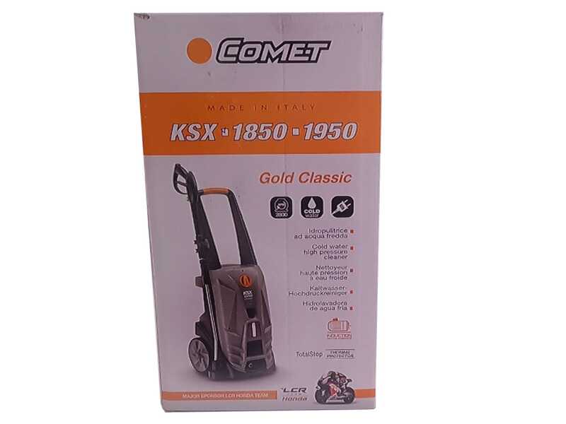 Comet KSX 1850 Gold Classic - Nettoyeur haute pression &agrave; eau froide semi-professionnel - 160 bars - 510 l/h