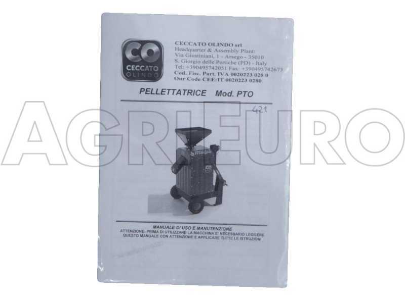 Presse &agrave; pellets PTO pour tracteur Ceccato Olindo - fabrication de pellets pour le chauffage