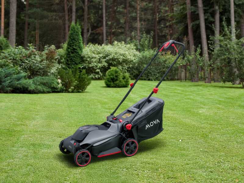 MOVA GL417 - Tondeuse &agrave; gazon &agrave; batterie - 40 V 4 Ah - Coupe 43 cm