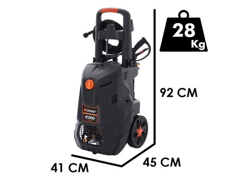 Comet K 200 10/150 M Classic - Nettoyeur haute pression professionnel &agrave; eau froide - Pression maximale 150 bars - 600 l/h