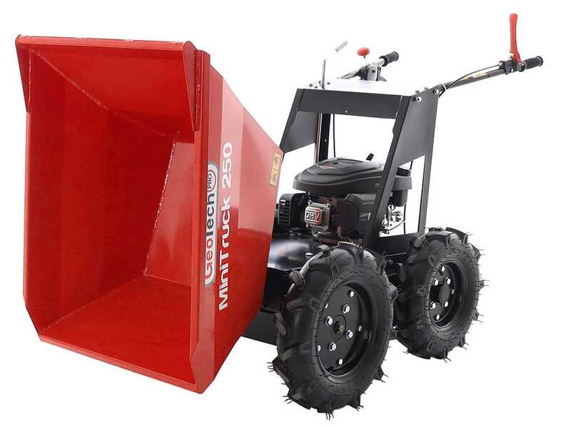 GeoTech Pro MiniTruck 250 - Brouette motoris&eacute;e 4x4 avec moteur Loncin LC1P65FE-2