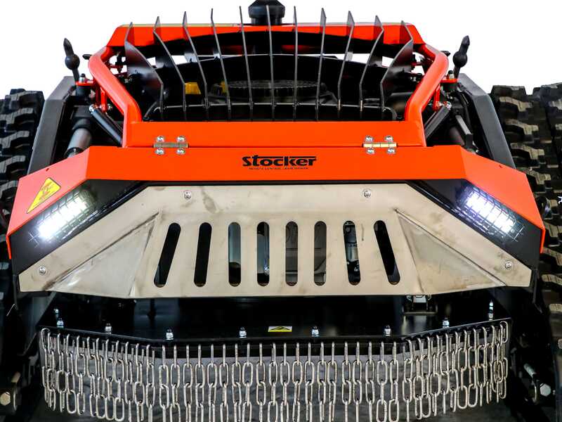 Stocker Titan 500 - Robot d&eacute;broussailleur &agrave; chenilles hybride (thermique + batterie) - Radiocommand&eacute;