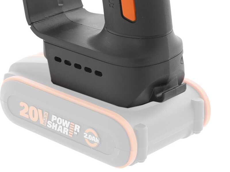 Worx WG327E.9 - &Eacute;lagueuse sur batterie - 20 V - SANS BATTERIE NI CHARGEUR