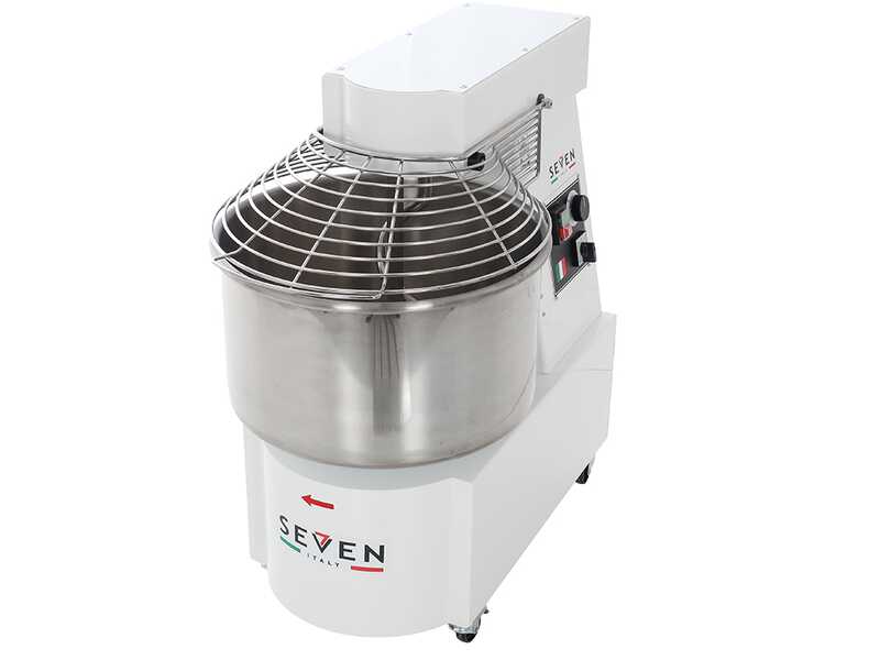 Seven Italy GH H 50 TR 2 V - P&eacute;trin &agrave; spirale - 43 kg triphas&eacute; &agrave; 2 vitesses et haute hydratation