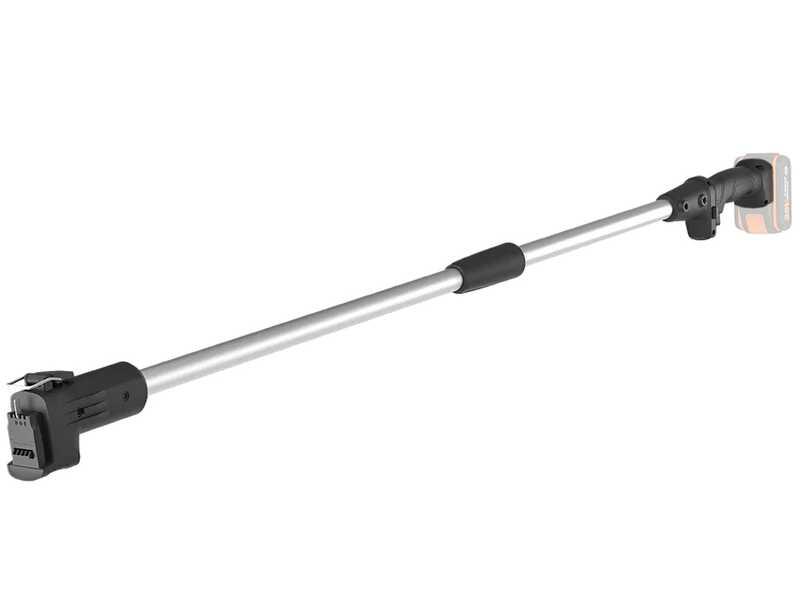 Worx WG327E - &Eacute;lagueuse sur batterie + perche de rallonge de 125 cm - 20 V 2 Ah