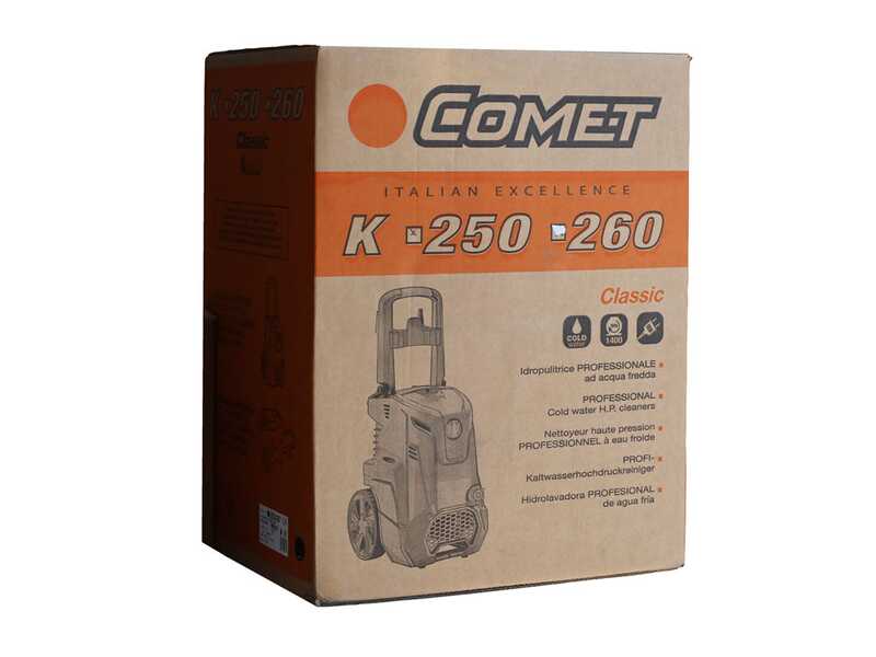 Comet K250 15/170 T CLASSIC - Nettoyeur haute pression professionnel &agrave; eau froide - 170 bars - 900 l/h - Triphas&eacute;