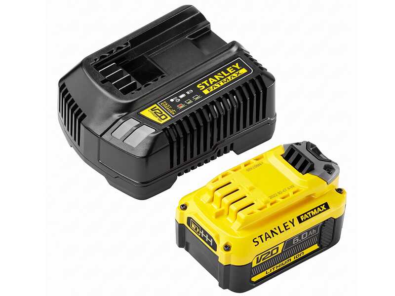 Stanley Fatmax SCSNP460R2-QW - Fraise &agrave; neige &agrave; batterie - 2 x 18 V 6 Ah