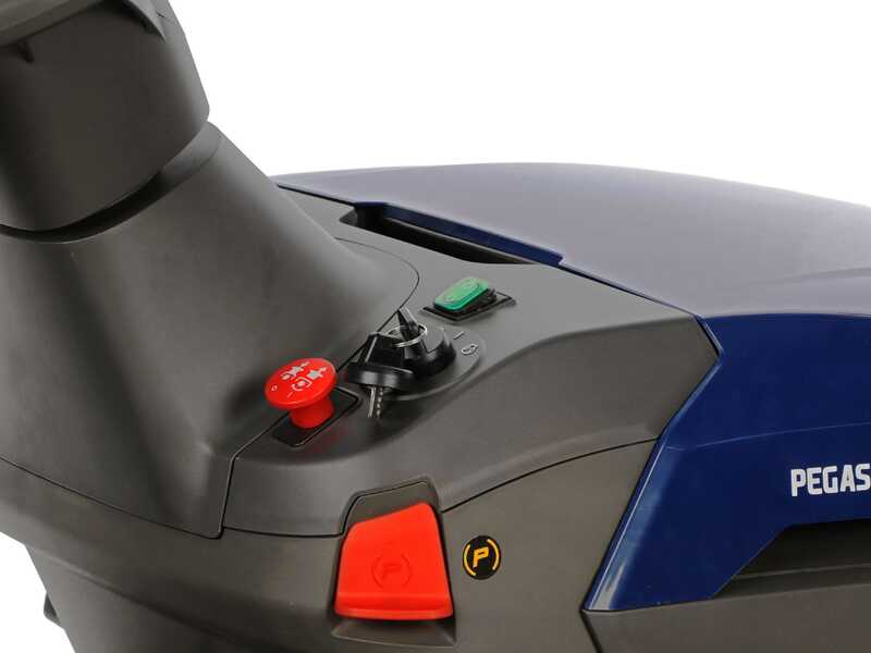BullMach PEGASO 95-200 RMH - Tracteur tondeuse avec transmission hydrostatique - Bac de ramassage - Mulching