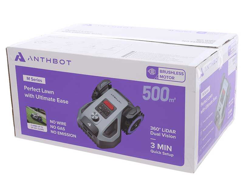 Anthbot M5 LiDAR - Robot tondeuse - Sans installation