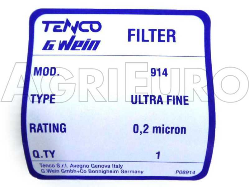 Cartouche filtrante pour vins blancs 0.2 &micro;m pour Enolmatic Tandem - Filtrage vin ultra-fin