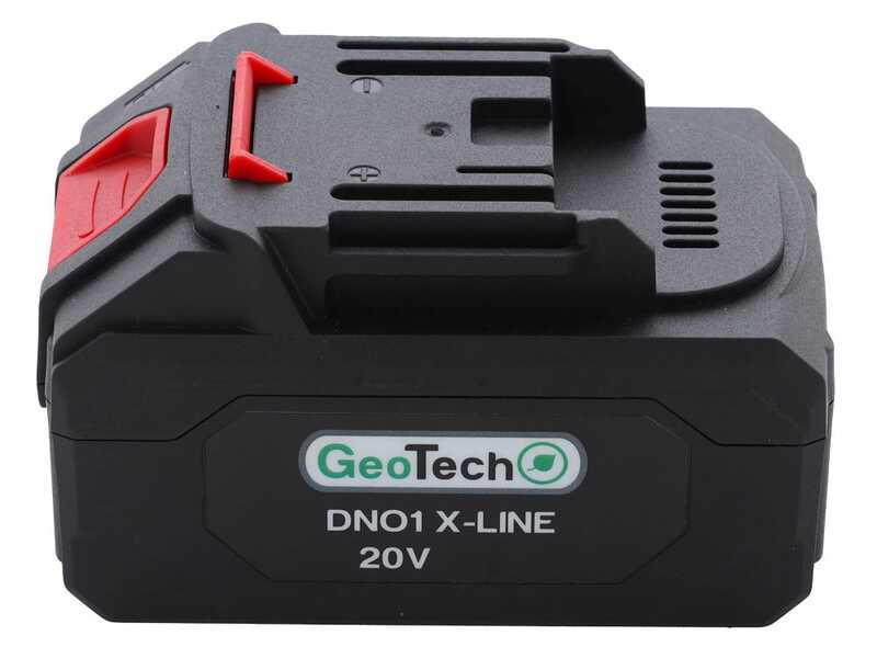 GeoTech X-Line BD-40V - D&eacute;broussailleuse &agrave; batterie - 40 V - 2 &times; 20 V 5 Ah
