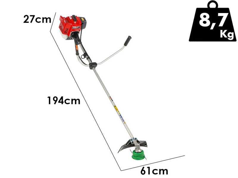 KAAZ KV 530 S - D&eacute;broussailleuse thermique - Moteur Kawasaki TJ 53 E