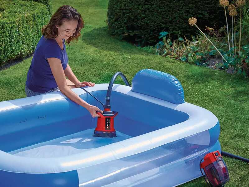 Einhell GE-DP 18/25 LL Li - Pompe immerg&eacute;e pour eaux charg&eacute;es - 18 V 5.2 Ah