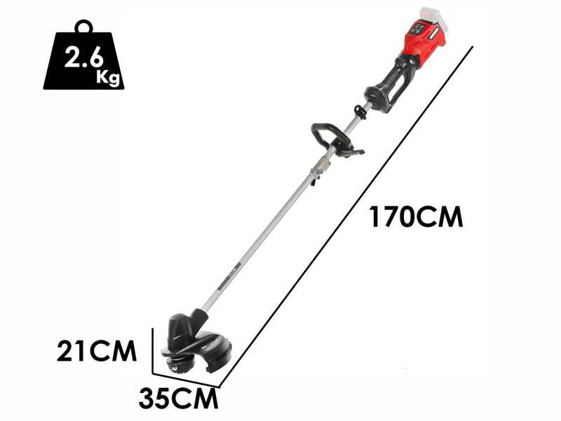 GeoTech X-Line BC-20V - D&eacute;broussailleuse &agrave; batterie - 20 V 4 Ah
