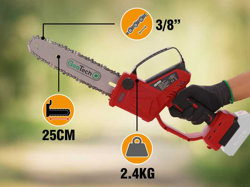 GeoTech X-Line PB-20V - &Eacute;lagueuse sur batterie - 20 V - SANS BATTERIE NI CHARGEUR