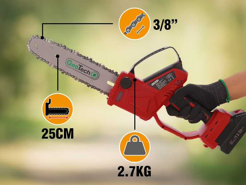 GeoTech X-Line PB-20V - &Eacute;lagueuse sur batterie - 20 V 5 Ah