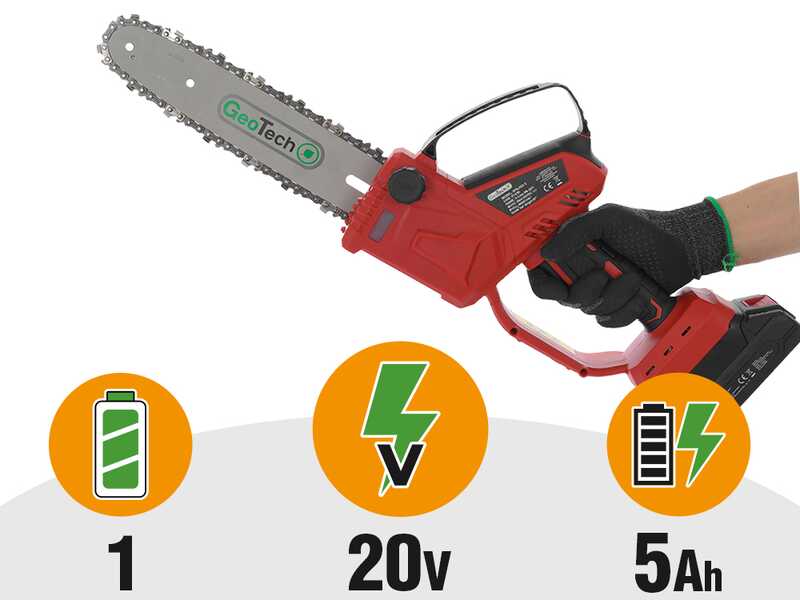 GeoTech X-Line PB-20V - &Eacute;lagueuse sur batterie - 20 V 5 Ah