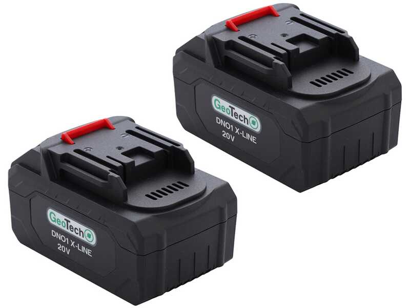 GeoTech X-Line CM-40V - Tron&ccedil;onneuse &eacute;lectrique &agrave; batterie - Guide de 40 cm - 40 V 5 Ah