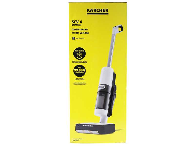 Karcher SCV 4 Steam Vac - Autolaveuse - Balai vapeur 3 en 1 - 1600 W