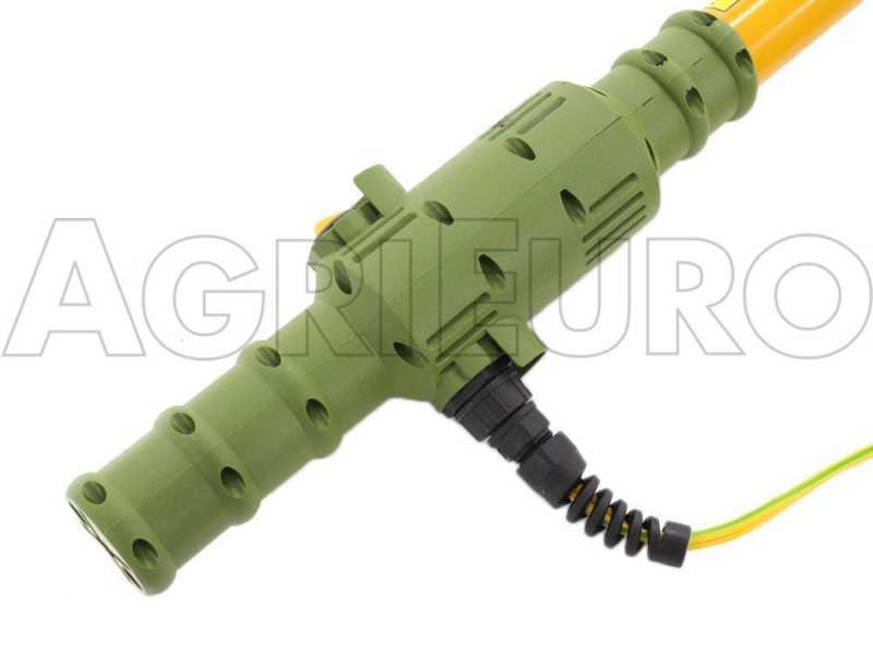 Peigne vibreur &eacute;lectrique &agrave; batterie Oliviero Light 2.0 avec perche fixe en aluminium de 180 cm