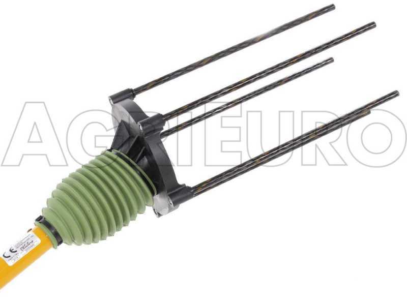 Peigne vibreur &eacute;lectrique &agrave; batterie Oliviero Light 2.0 avec perche fixe en aluminium de 180 cm